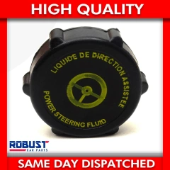 Крышка бачка ГУР черно-желтая Ford Focus 1, 2, 3, Fusion, Mondeo 3, 4, C-Max, Transit